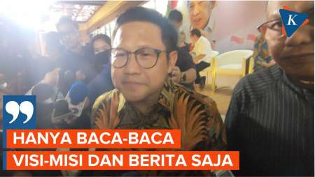 Persiapan Debat Keempat Pilpres, Cak Imin: Baca-baca Visi-Misi dan Berita Saja