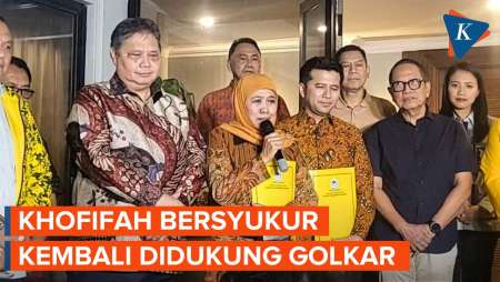Khofifah Bersyukur Kembali Didukung Partai Golkar pada Pilkada Jawa Timur 2024