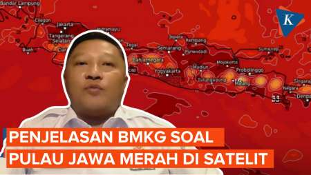 Pulau Jawa Akhir Februari Tampak Merah di Citra Satelit, Potensi Cuaca Panas?