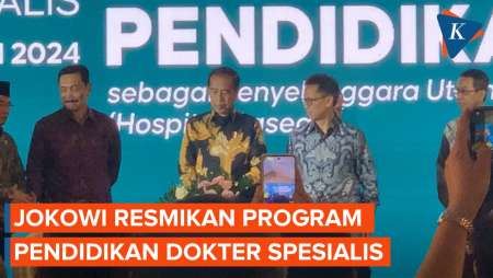 Jokowi Luncurkan Program Pendidikan Dokter Spesialis Berbasis Rumah Sakit