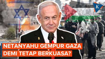 Politik di Balik Serangan, Netanyahu Gempur Gaza Demi Tetap Berkuasa?