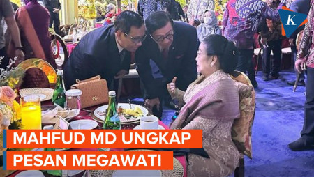 Bisikan Megawati untuk Mahfud dan Yasonna, Apa Isinya?