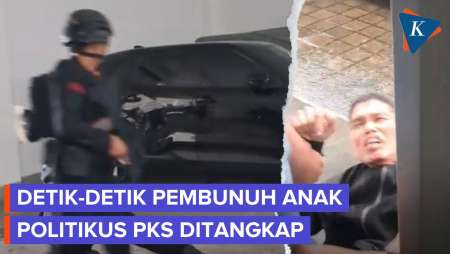 Detik-detik Pembunuh Anak Politikus PKS Ditangkap Brimob Bersenjata Di Cilegon