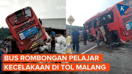 Kecelakaan Bus Rombongan Pelajar di Tol Lawang Malang, Empat Orang Meninggal