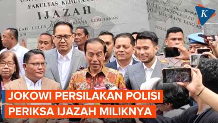 Jokowi Persilakan Polisi Periksa Ijazah Miliknya yang Dituding Palsu