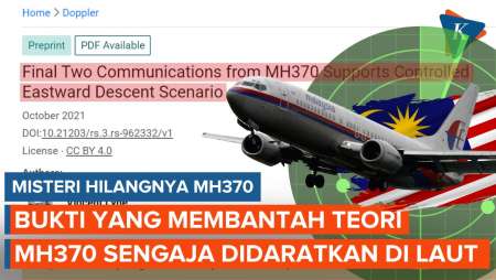 Bukti yang Membantah Teori MH370 Sengaja Didaratkan di Laut