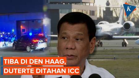 Eks Presiden Filipina Rodrigo Duterte Tiba di Den Haag, Langsung Ditahan ICC