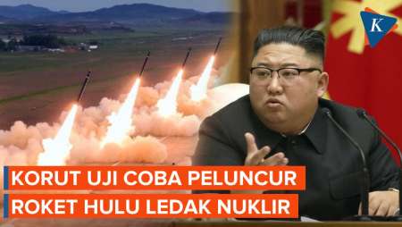 Detik-detik Korea Utara Tembakkan Peluncur Roket Berkemampuan Nuklir