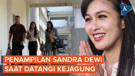 Tuai Sorotan, Sandra Dewi Tampil Polos Tanpa Perhiasan Saat Diperiksa Kejagung