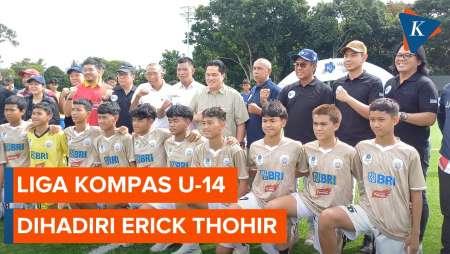 Erick Thohir Hadiri Liga Kompas U-14, Tekankan Sportivitas Pemain