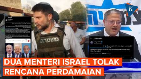 Menteri Israel Tolak Rencana Perdamaian Usulan AS untuk Palestina