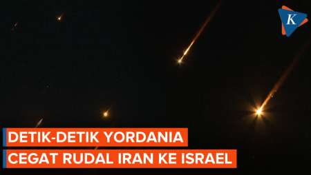 Yordania Cegat Serangan Rudal Iran ke Israel