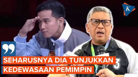 Komentari Momen Gibran “Celingak-celinguk” Cari Jawaban Mahfud, Hasto: Tidak Etis