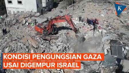 Video Drone Tunjukkan Kondisi Kamp Pengungsian di Jalur Gaza yang…