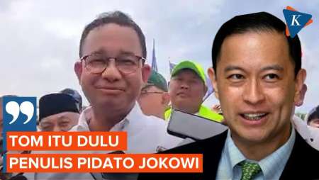 Jawab soal Gibran, Anies Singgung Tom Lembong Penulis Pidato Jokowi