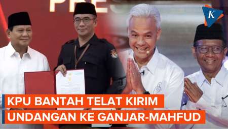 KPU Bantah Telat Kirim Undangan ke Ganjar-Mahfud dalam Penetapan Prabowo Presiden Terpilih