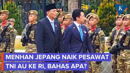 Terbang Ke Indonesia, Menhan Jepang Teken Kerja Sama Pertahanan Dengan Sjafrie Sjamsoeddin