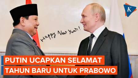 Putin Kirim Ucapan Tahun Baru Ke Pemimpin Dunia, Ada Prabowo Dan Trump