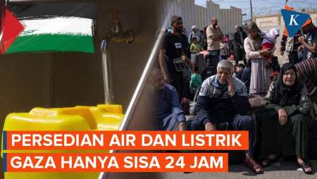 Stok Air, Listrik dan BBM di Gaza Tinggal 24 Jam