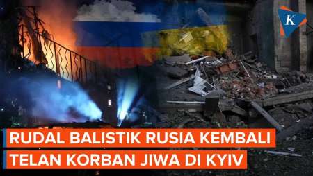 Rudal Balistik Rusia Hantam Ukraina, Warga Kyiv: Rudal Itu Meledak Satu Demi Satu