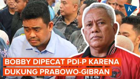 PDI-P Pecat Bobby Nasution Menantu Jokowi, karena Dukung Prabowo-Gibran