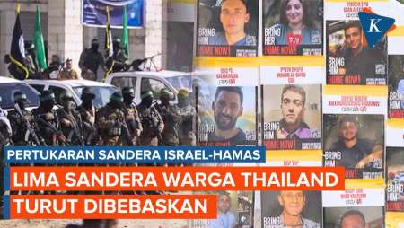 Hamas Bakal Bebaskan 8 Sandera, 5 di Antaranya Warga Thailand