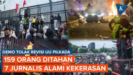 YLBHI: 159 Orang Ditahan, 7 Jurnalis Alami Kekerasan Aparat dalam Demo di DPR