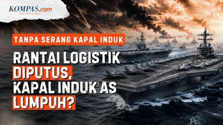 Iran Tak Perlu Tenggelamkan Kapal Induk AS, Cukup Putus "Urat Nadinya"