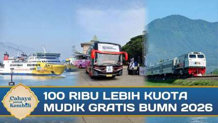 Mudik Gratis BUMN 2026 Sediakan Lebih Dari 100 Ribu Kuota, Cek Rute Dan Cara Daftarnya!