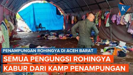 Petugas Kaget! Semua Pengungsi Rohingya di Aceh Barat Kabur dari Penampungan