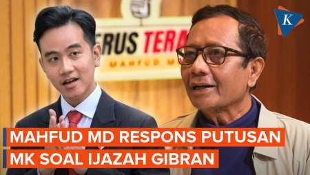 Mahfud MD Tanggapi Putusan MK Soal Ijazah Gibran
