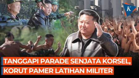 Korsel Parade Senjata Pamer Rudal Hyunmoo-5, Korut Unjuk Latihan Militer