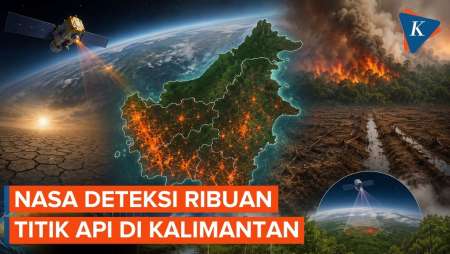 Karhutla Kalimantan Disorot Dunia, Ribuan Titik Api Terdeteksi Satelit NASA