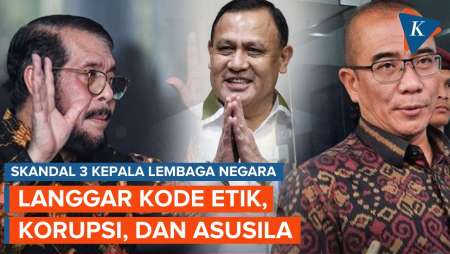 Skandal 3 Kepala Lembaga Negara di Era Jokowi, dari Langgar Kode Etik hingga Asusila