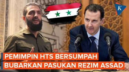 Pemimpin Pemberontak HTS Suriah Bersumpah Bubarkan Pasukan Keamanan Rezim Assad