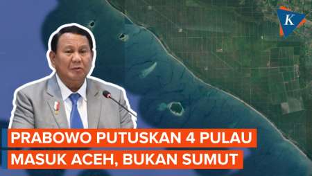 Prabowo Akhiri Sengketa, 4 Pulau Kembali Milik Aceh, Bukan Sumut