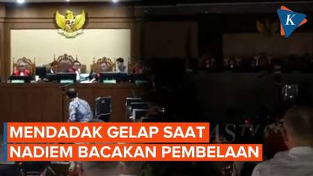 Sidang Nadiem Mendadak Gelap Saat Bahas Pesan Kepada Ibam Arief