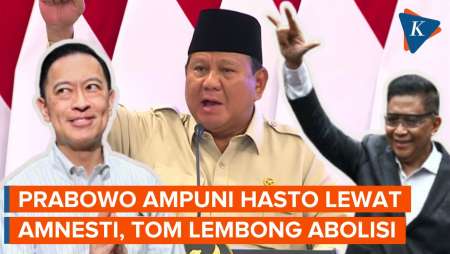 [FULL] Prabowo Ampuni Hasto Kristiyanto dan Tom Lembong
