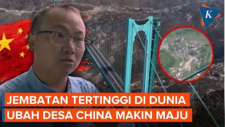 Desa Terpencil Di China Raup Cuan Berkat Jembatan Tertinggi Di Dunia