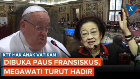 Paus Fransiskus Buka KTT Hak Anak di Vatikan, Megawati Singgung Pancasila