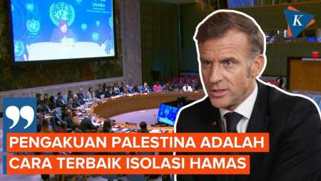 Macron: Pengakuan Negara Palestina adalah Cara Terbaik Isolasi Hamas