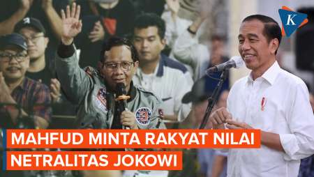 Soroti Netralitas Jokowi, Mahfud: Berilah Pengadilan Rakyat pada 14 Februari