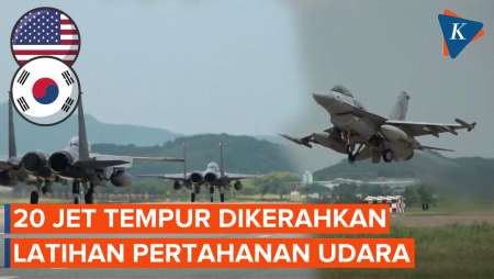 Korut Latihan Rudal di Laut, Korsel Gelar Latihan Udara Pakai Jet Tempur