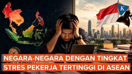 Daftar Negara ASEAN Dengan Tingkat Stres Pekerja Tertinggi, Indonesia Urutan Berapa?