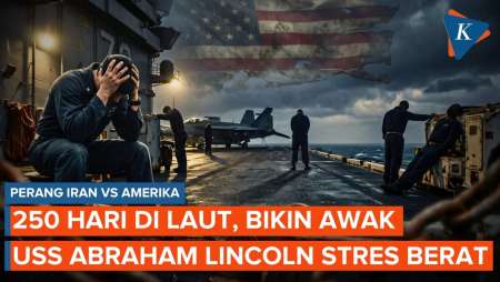 Awak USS Abraham Lincoln Stres Gegara 250 Hari Bertugas Selama Perang Iran