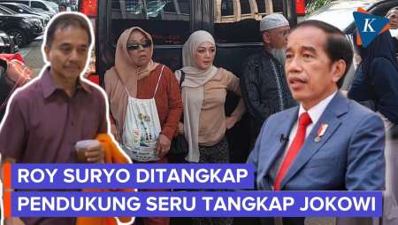 Momen Simpatisan Roy Suryo Teriak “Tangkap Jokowi” Di Depan Sel Penjara