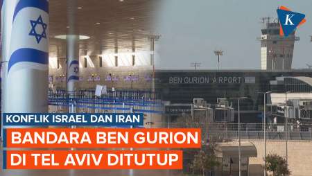 Bandara Israel Tutup Selama Konflik dengan Iran, 50 Ribu Penumpang Telantar