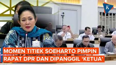 Momen Titiek Soeharto Pimpin Rapat Perdana Komisi IV DPR dan Dipanggil 'Ketua'