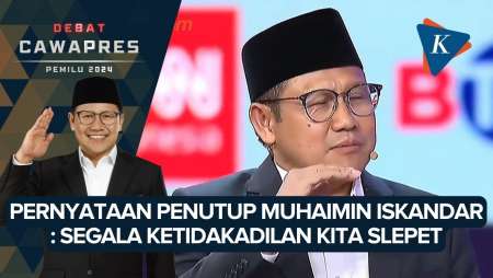 [FULL] Pernyataan Penutup Muhaimin Iskandar dalam Debat Cawapres