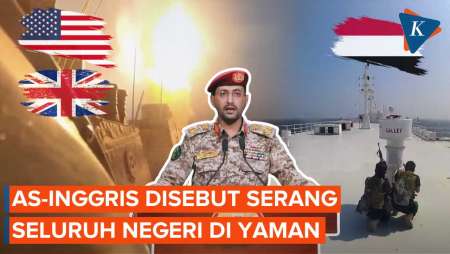 Konflik Gaza Meluas, AS dan Inggris Mulai Serang Houthi di Yaman